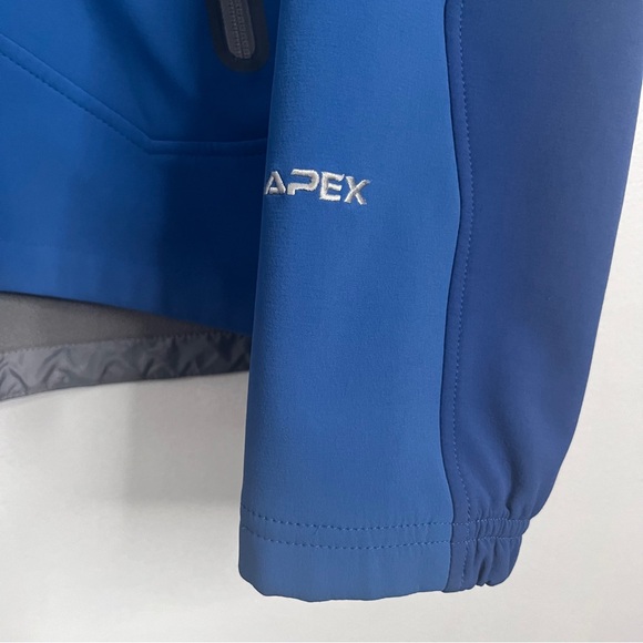The North Face Apex Soft Shell Jacket Men's Medium Full Zip Fleece Lined - Picture 6 of 11